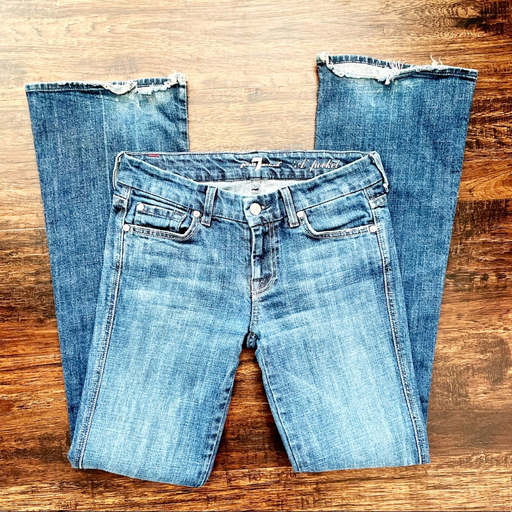 7 For All Mankind A-Pocket Bootcut Jeans Size 26